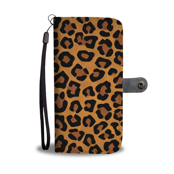 Custom Phone Wallet Available For All Phone Models Animal Print Cheetah Phone Wallet