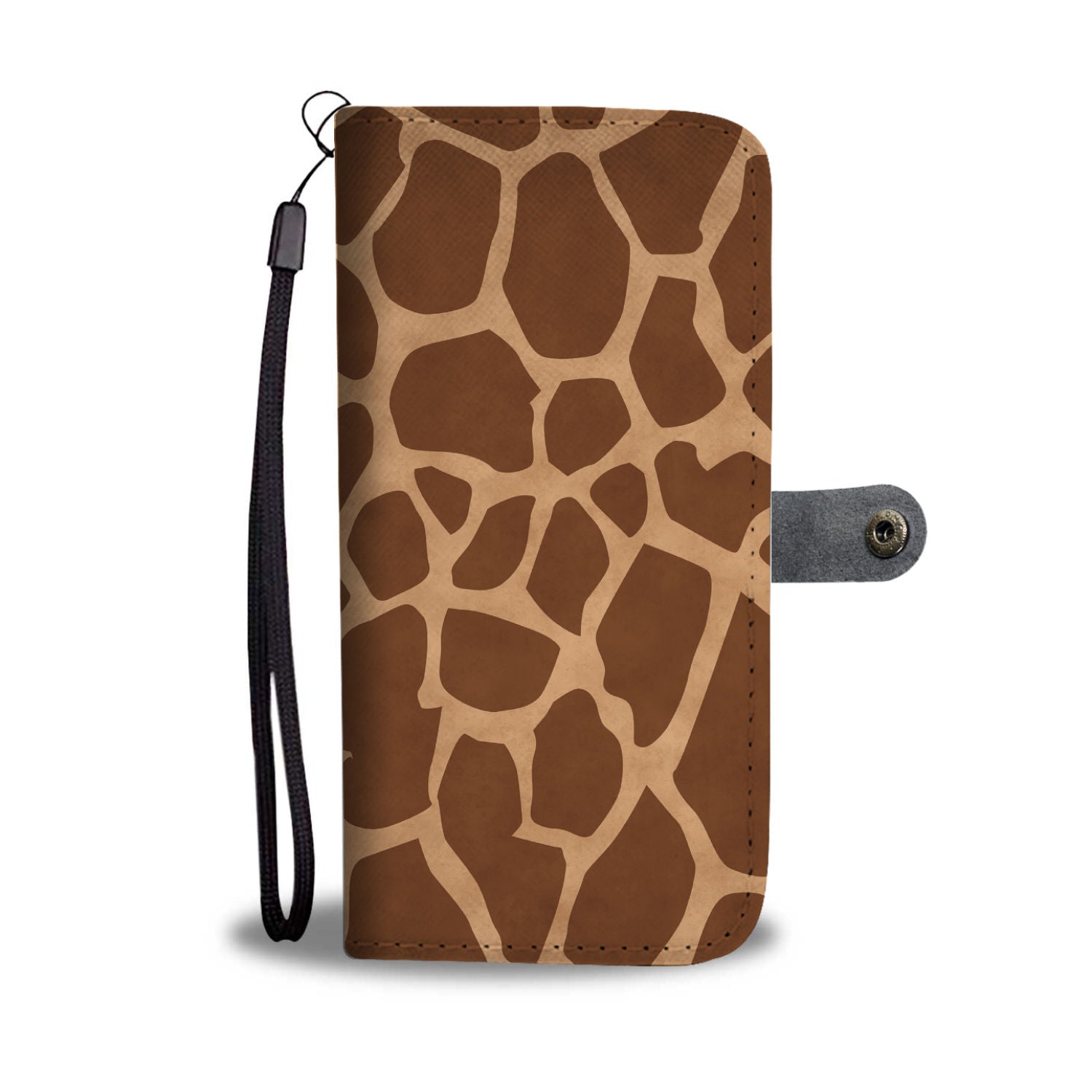 Custom Phone Wallet Available For All Phone Models Animal Print Giraffe Phone Wallet