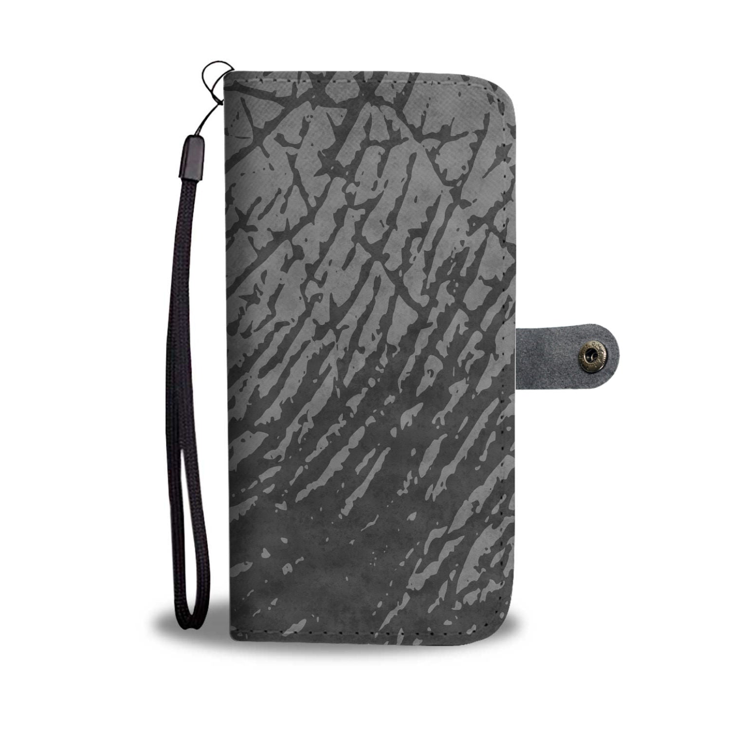 Custom Phone Wallet Available For All Phone Models Animal Print Rhino Elephant Phone Wallet