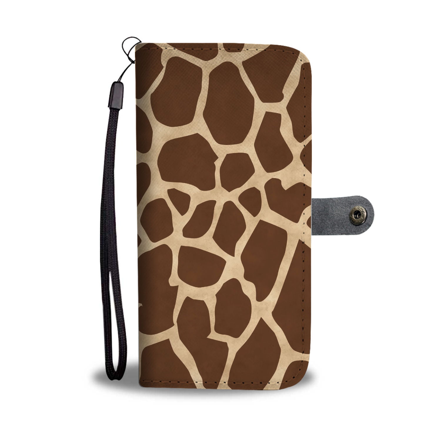 Custom Phone Wallet Available For All Phone Models Animal Print Giraffe 1 Phone Wallet