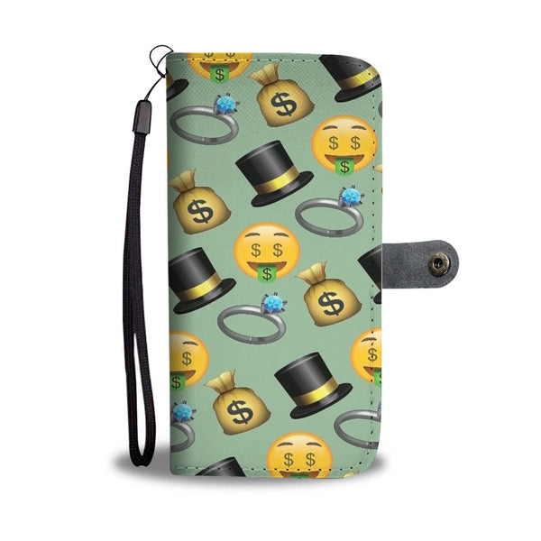 Custom Phone Wallet Available For All Phone Models Emojis Money Phone Wallet