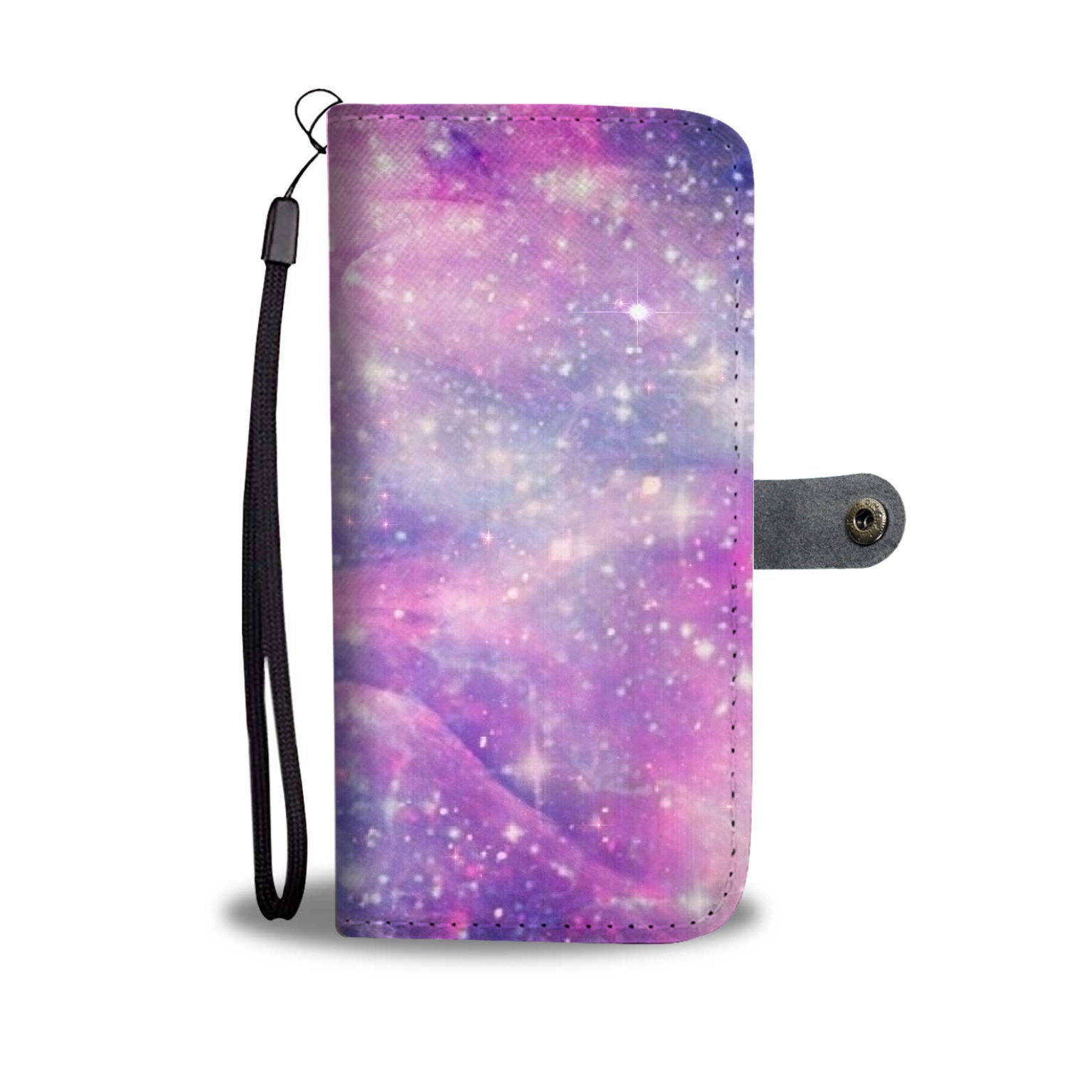 Custom Phone Wallet Available For All Phone Models Galaxy Pastel 1 Phone Wallet