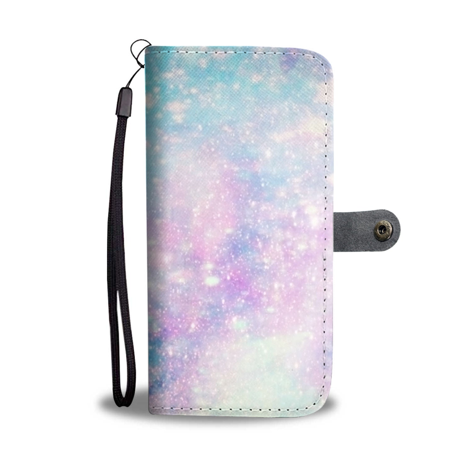Custom Phone Wallet Available For All Phone Models Galaxy Pastel 4 Phone Wallet
