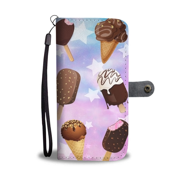 Custom Phone Wallet Available For All Phone Models Ice Cream 9 Phone Wallet