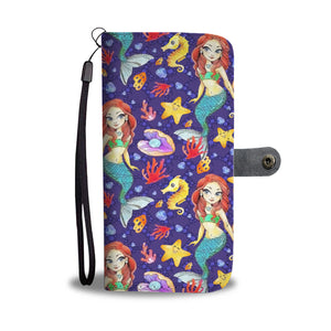 Custom Phone Wallet Available For All Phone Models Mermaid Sirens Phone Wallet