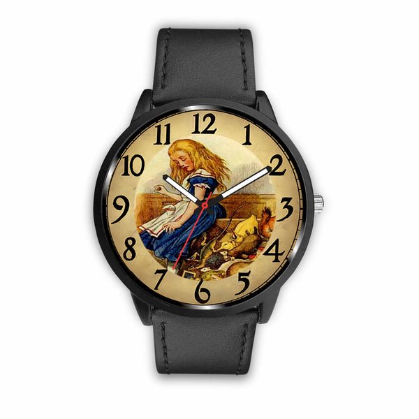 Limited Edition Vintage Inspired Custom Watch Alice Clock Face 1.3 - STUDIO 11 COUTURE