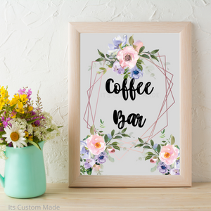 Coffee Bar Sign/ Wedding Signs For Your Wedding/ Bar Signs/ Wedding Party Decorations/ Wedding Printable Sign
