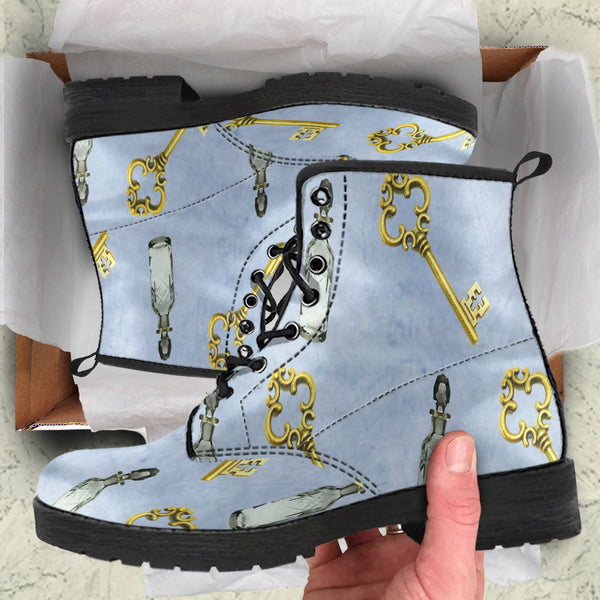 Alice In Wonderland Womens Leather Boots
