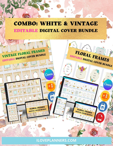 DIGITAL DIVAS MAY MADNESS - 182 EDITABLE DIGITAL COVERS BUNDLE FOR ALL OF YOUR PLANNERS, JOURNALS, POSTERS, CARDS, AND MORE