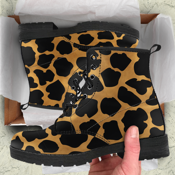 Cheetah Skin Womens Leather Boots