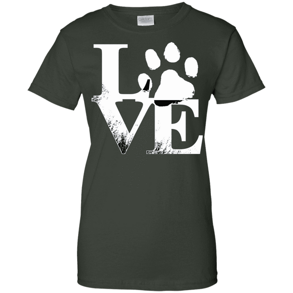 Love With Paws Ladies Tee