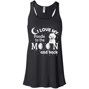 I Love My Poodle Moon Ladies Tee - STUDIO 11 COUTURE