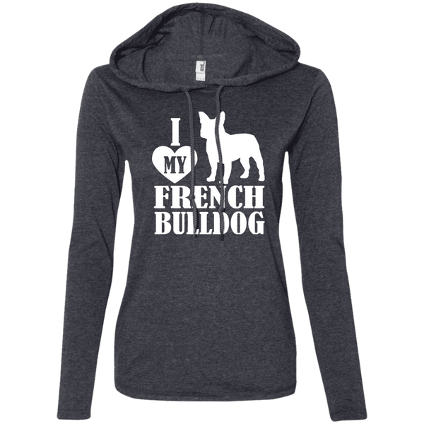 Love French Bulldog Ladies Tee