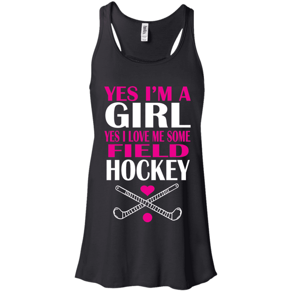 I'm A Girl Love Field Hockey Ladies Tee - STUDIO 11 COUTURE