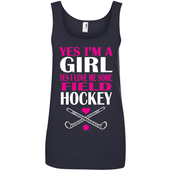 I'm A Girl Love Field Hockey Ladies Tee - STUDIO 11 COUTURE