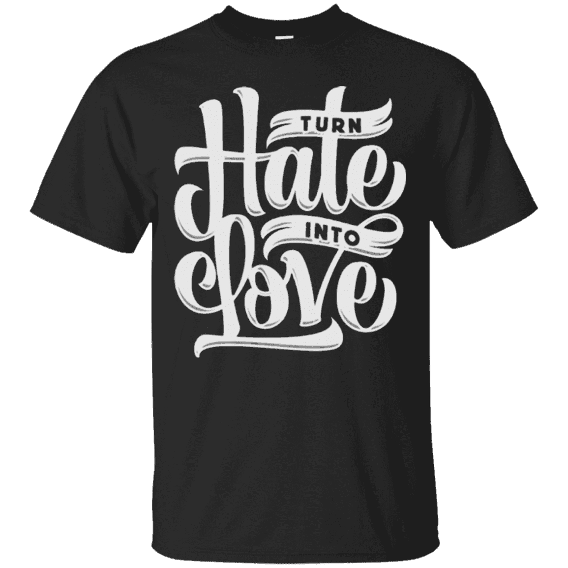 Turn Hate Into Love Men Tee - STUDIO 11 COUTURE