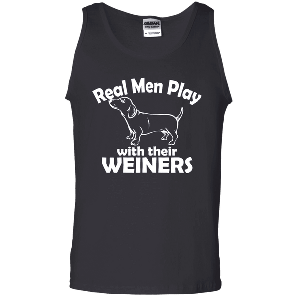Real Men Play With Their Weiner Men Tee - STUDIO 11 COUTURE