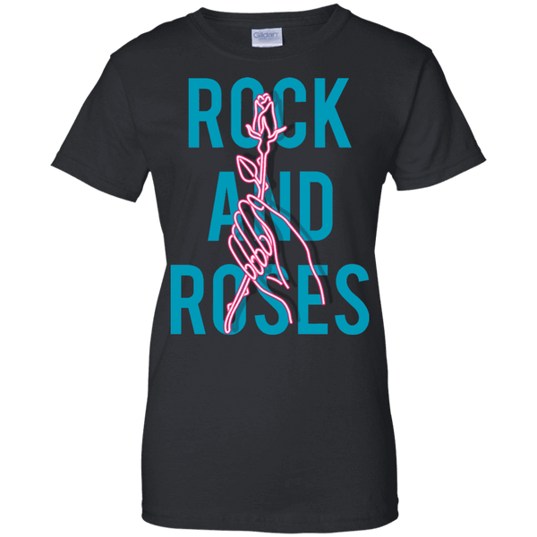 Rock And Roses Ladies Tee