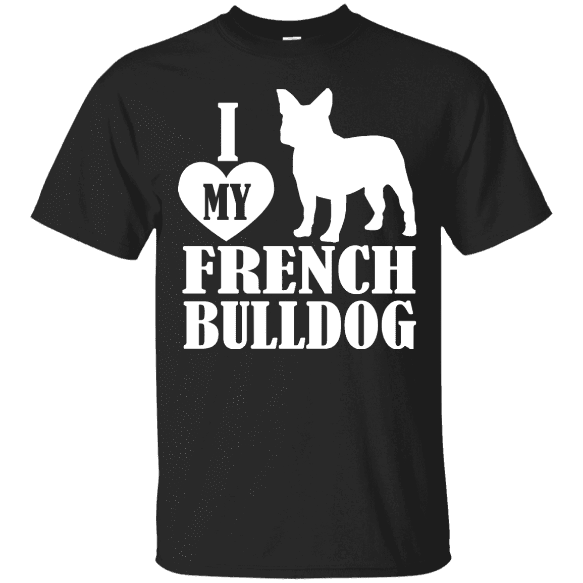 Heart French Bulldog Men Tee - STUDIO 11 COUTURE