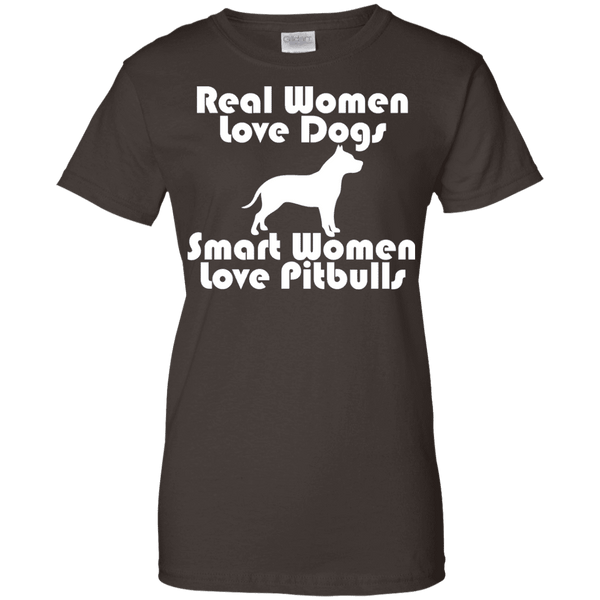 Smart Women Love Pitbulls Ladies Tee - STUDIO 11 COUTURE