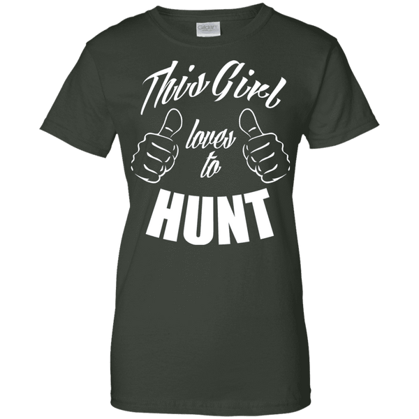 This Girl Loves To Hunt Ladies Tee - STUDIO 11 COUTURE