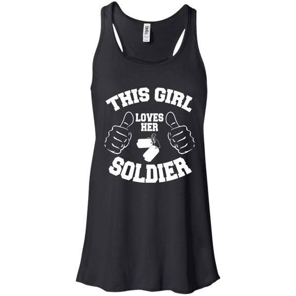 This Girl Loves Her Soldier  Ladies Tee - STUDIO 11 COUTURE