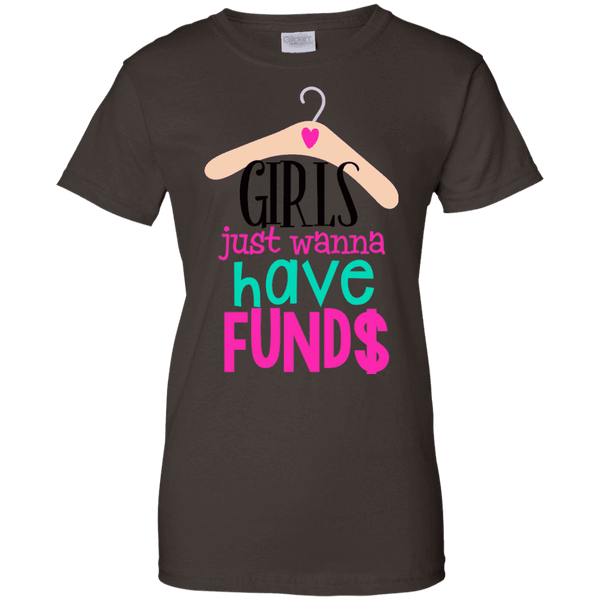 Girls Just Wanna Have Funds Ladies Tee - STUDIO 11 COUTURE