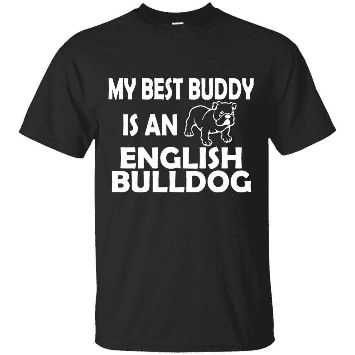 Best Buddy English Bulldog Men Tee - STUDIO 11 COUTURE