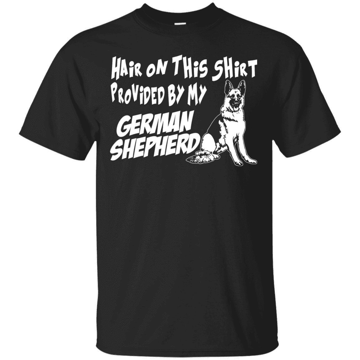 Hair On This Shirt German Shepherd Men Tee - STUDIO 11 COUTURE