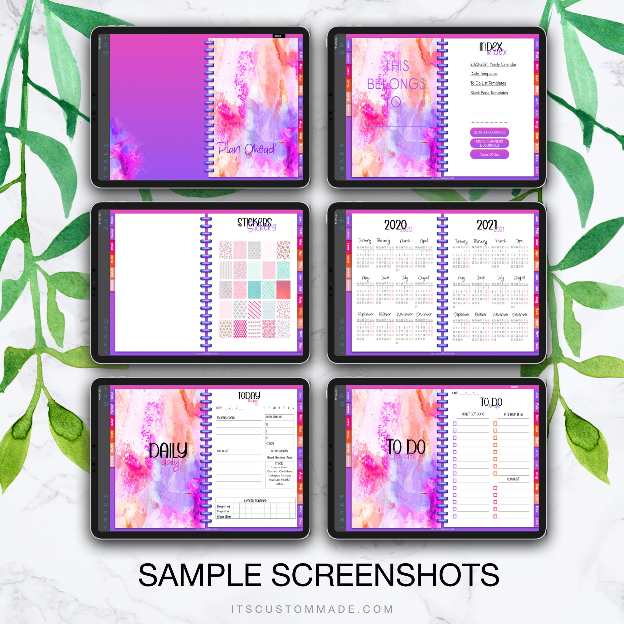 GIVEAWAY: Undated Digital Planner II / GoodNotes, Xodo, Digital Journa ...