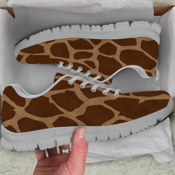 Giraffe Skin Kids Sneakers - STUDIO 11 COUTURE
