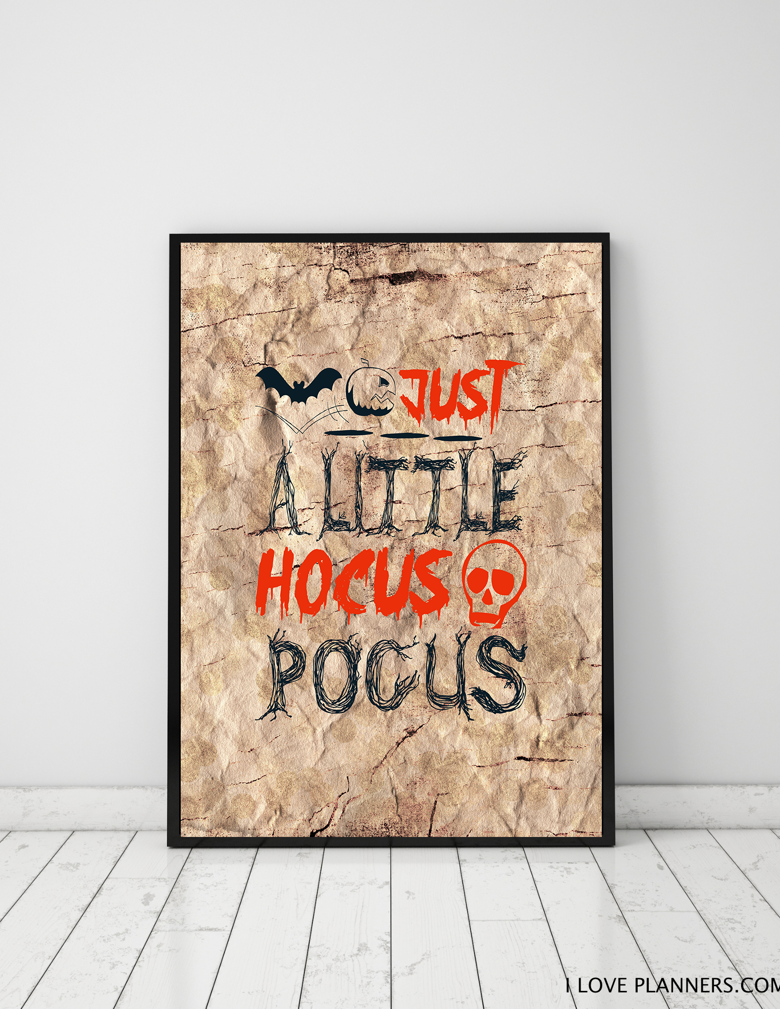 FREE Poster, Print It Yourself, DIY, Instant Download, Printable: Budget Halloween Decoration 8