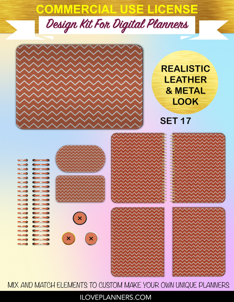 Fall Colors Cover Kit for Digital Planners, Spirals, Coils, Customize Your Digital Planners, Commercial Use OK, Digital Planners, Digital Journals, Compatible for PC, Mac, Canva. #120