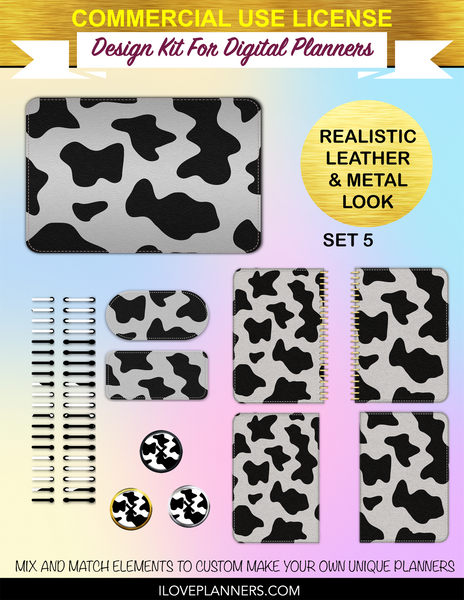 Safari Animals Pattern for Digital Planners, Spirals, Coils, Customize Your Digital Planners, Commercial Use OK, Digital Planners, Digital Journals, Compatible for PC, Mac, CANVA. #4