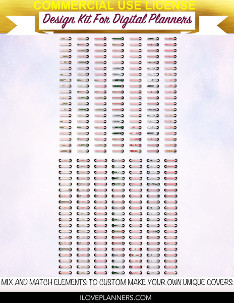 Old Shabby Pink Paper Textures Digital Planners, Spirals, Coils, Customize Your Digital Planners, Commercial Use OK, Digital Planners, Digital Journals, Compatible for PC, Mac, CANVA. #35