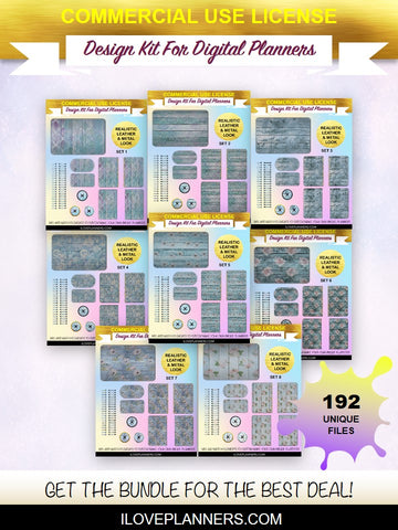 Burgundy and Gold Tiger Digital Planners, Cover Kit, Spirals, Coils, Customize Your Digital Planners, Commercial Use OK, Digital Planners, Digital Journals, Compatible for PC, Mac, CANVA. #152