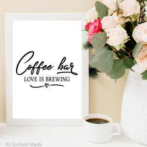 Coffee Bar Sign/ Wedding Signs For Your Wedding/ Bar Signs/ Wedding Party Decorations/ Wedding Printable Sign