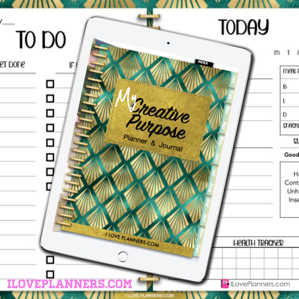 My Creative Purpose Digital Planner, Journal, and Workbook/ GoodNotes, Xodo, Digital Journal, iPad Planner, tablet Planner Digital Planner Stickers