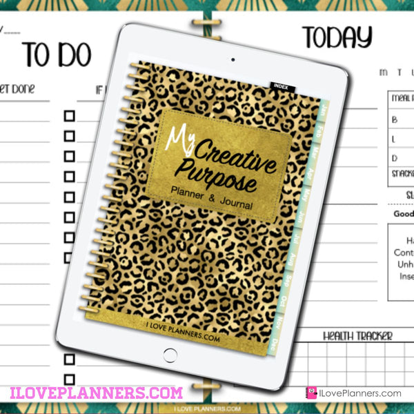 My Creative Purpose Digital Planner, Journal, and Workbook/ GoodNotes, Xodo, Digital Journal, iPad Planner, tablet Planner Digital Planner Stickers