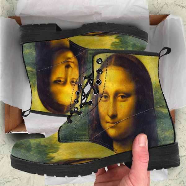 Mona Lisa Smile Womens Leather Boots - STUDIO 11 COUTURE