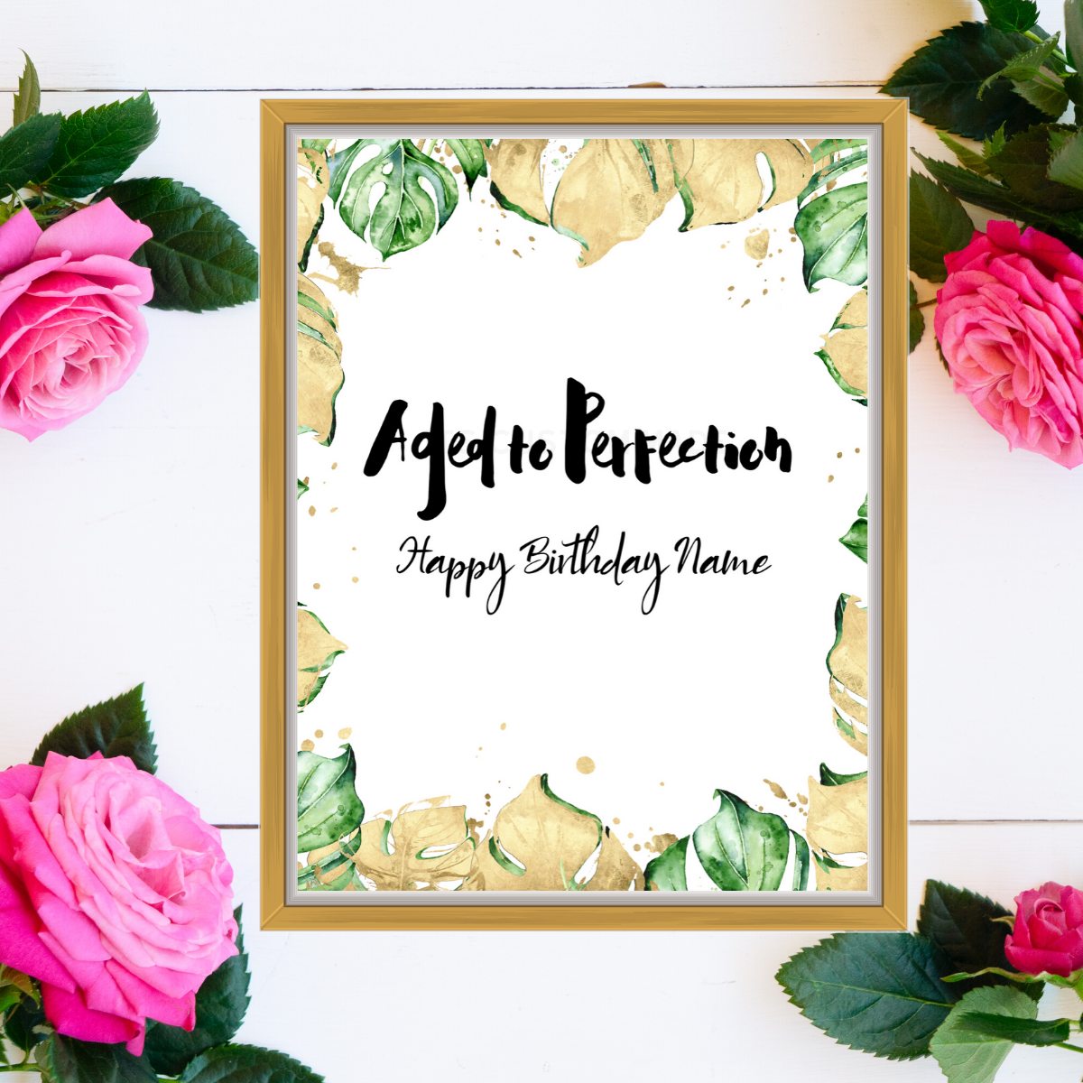 Aged to Perfection Birthday Party Decor Sign - Mom Birthday Party Decor Sign - Wine and Cheese Birthday Decor Sign - Birthday Welcome Party Sign - Grandma Birthday Party Sign