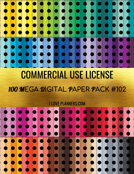 Digital Paper Pack for Digital Designs, Scrapbooking, Journals, Planners, Stickers, Printables, Crafting, and More.  Commercial Use Ok. 1.102