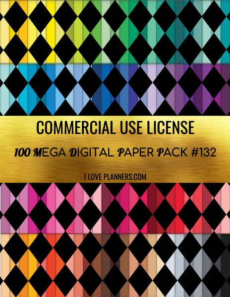 Digital Paper Pack for Digital Designs, Scrapbooking, Journals, Planners, Stickers, Printables, Crafting, and More.  Commercial Use Ok. 1.132