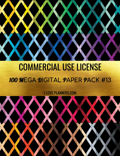 Digital Paper Pack for Digital Designs, Scrapbooking, Journals, Planners, Stickers, Printables, Crafting, and More.  Commercial Use Ok. 1.13