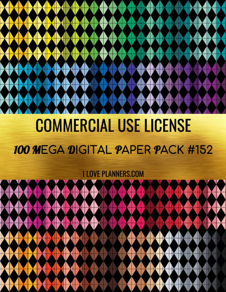 Digital Paper Pack for Digital Designs, Scrapbooking, Journals, Planners, Stickers, Printables, Crafting, and More.  Commercial Use Ok. 1.152