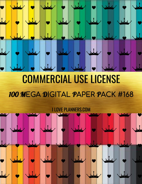 Digital Paper Pack for Digital Designs, Scrapbooking, Journals, Planners, Stickers, Printables, Crafting, and More.  Commercial Use Ok. 1.168
