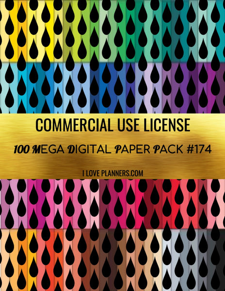 Digital Paper Pack for Digital Designs, Scrapbooking, Journals, Planners, Stickers, Printables, Crafting, and More.  Commercial Use Ok.  1.174
