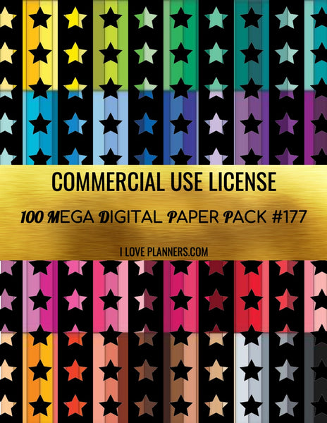 Digital Paper Pack for Digital Designs, Scrapbooking, Journals, Planners, Stickers, Printables, Crafting, and More.  Commercial Use Ok. 1.177