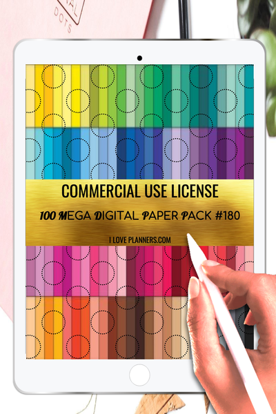 Digital Paper Pack for Digital Designs, Scrapbooking, Journals, Planners, Stickers, Printables, Crafting, and More.  Commercial Use Ok. 1.180