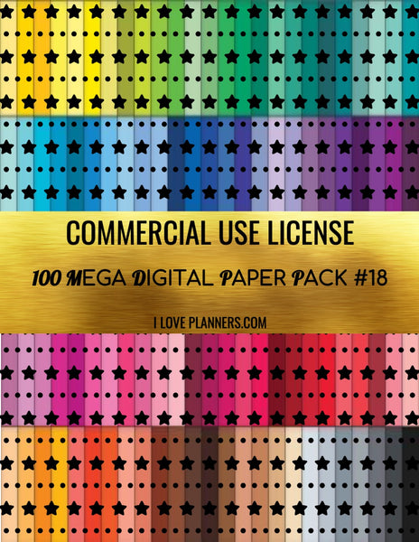 Digital Paper Pack for Digital Designs, Scrapbooking, Journals, Planners, Stickers, Printables, Crafting, and More.  Commercial Use Ok. 1.18